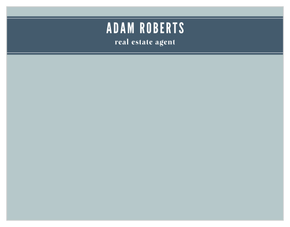 Add to your handwritten notes to your clients with our Stacked Initials Business Stationeries.