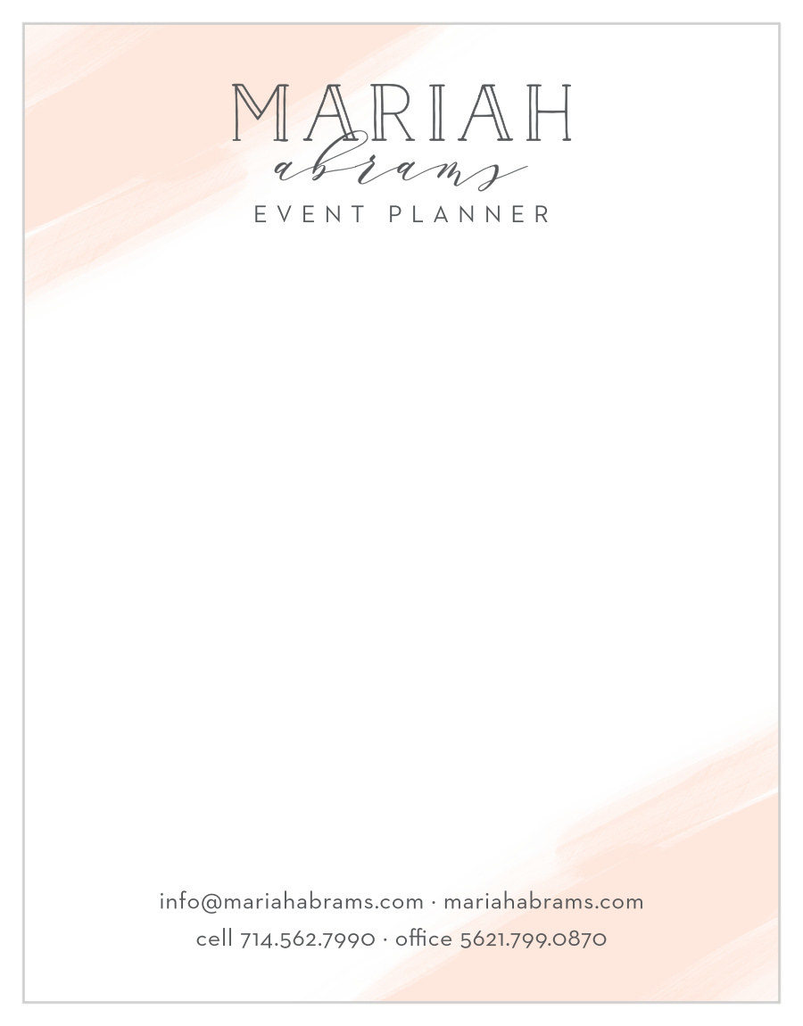 Painter Planner Business Stationery