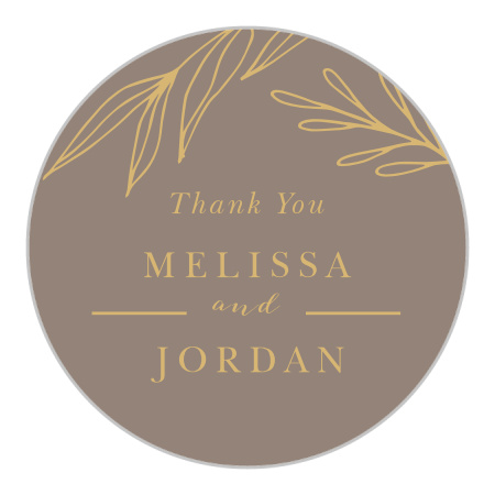 Foliage Arch Wedding Stickers