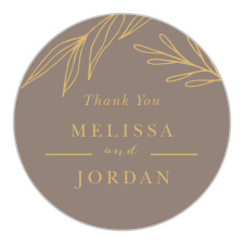 Give your guests the perfect small memento with our Foliage Arch Stickers.