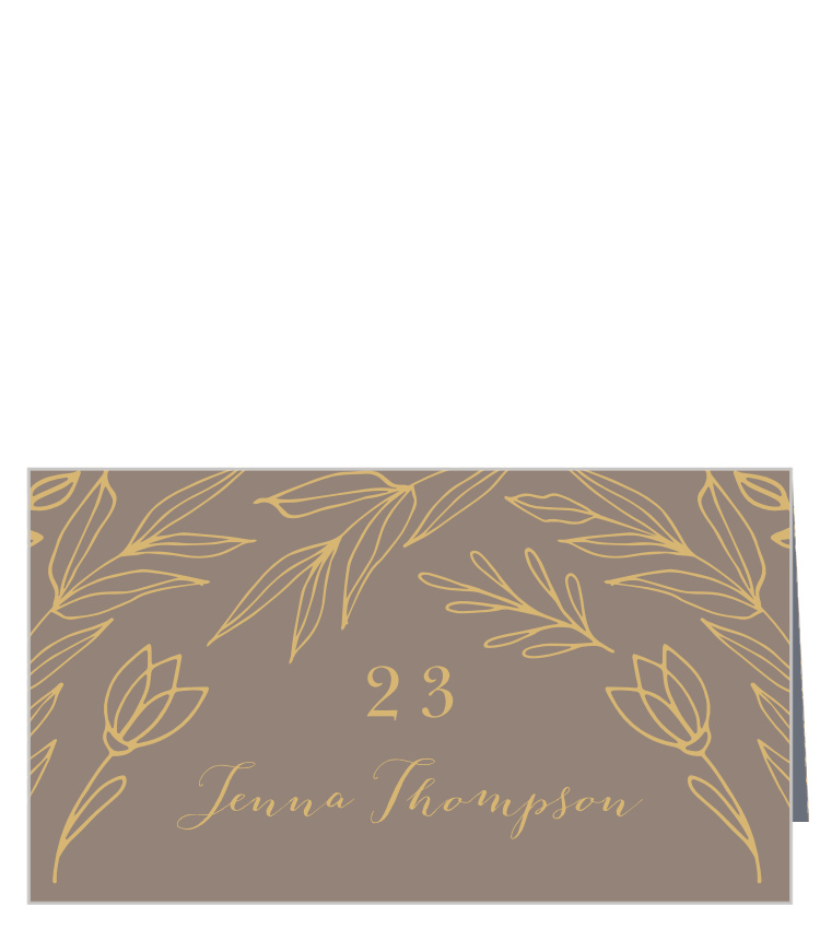Foliage Arch Place Cards