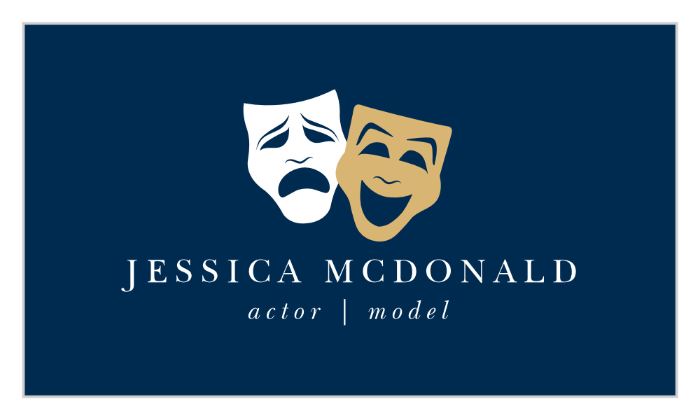 Masks of Acting Business Cards