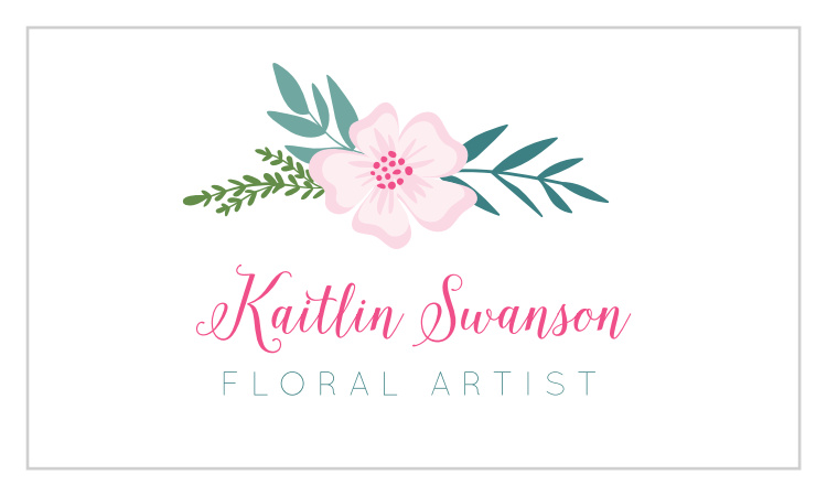 Florist Wreath Business Cards