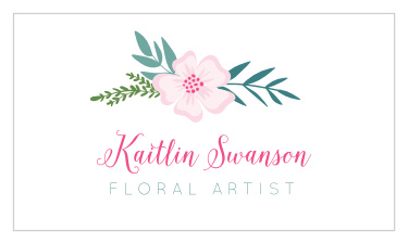 Our Florist Wreath Business Cards are a great way to strengthen your client base as a florist!
