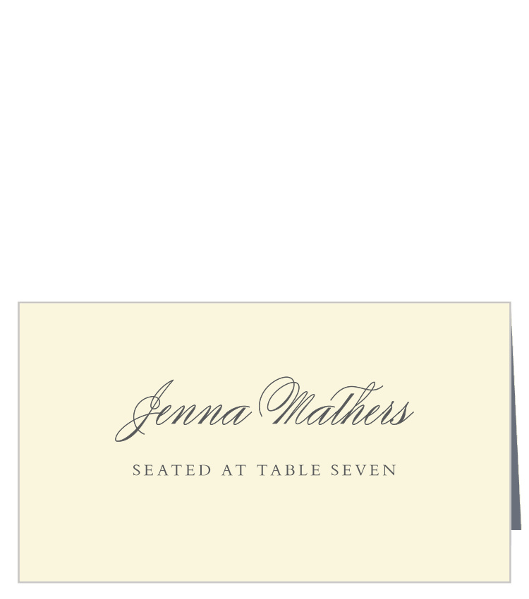 Rustic Ampersand Place Cards