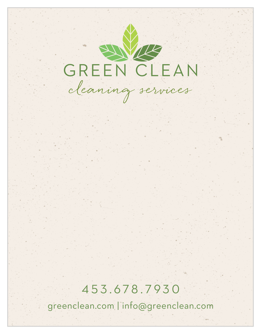 Organic Clean Business Stationery
