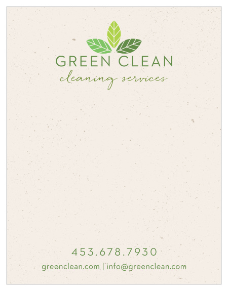 The intricately speckled background and the stunning graphics give this Organic Clean Business Stationery a refined and natural look.