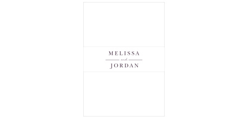 Our Mauve Medley Wedding Belly Bands are the perfect complement to the items in your wedding invitation package. 