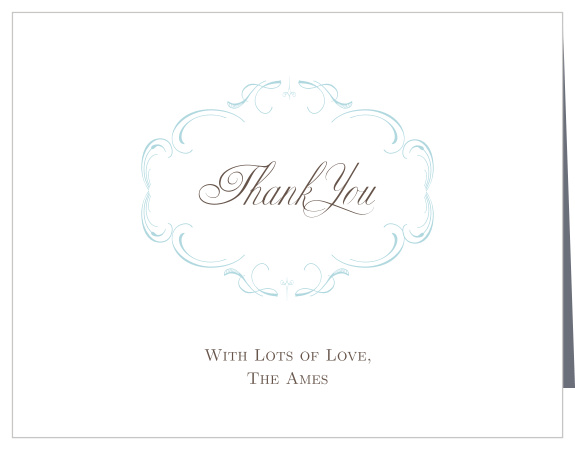 Show your gratitude in the most personal way with this fully customizable Thank You card.