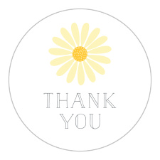 Our Daisy Frame Wedding Stickers are the perfect little keepsake for your wedding guests!