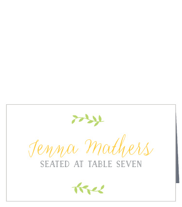 Have your guests know exactly where to be with our Daisy Frame Place Cards!