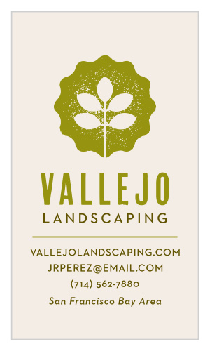 Represent your business with a clean-cut look by utilizing our Textured Leaf Business Cards.
