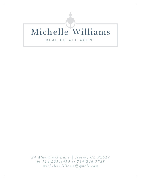 The perfect addition to your handwritten notes to clients is with our At Home Business Stationery.