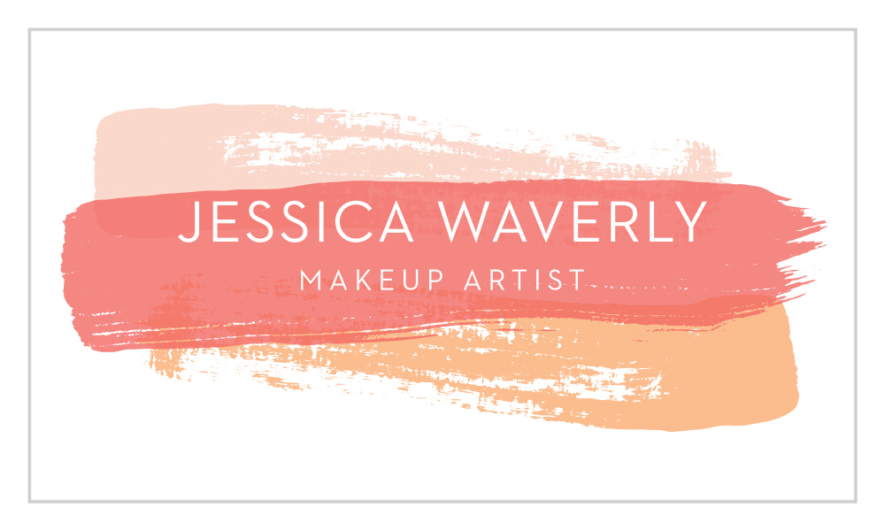 Makeup Strokes Business Cards