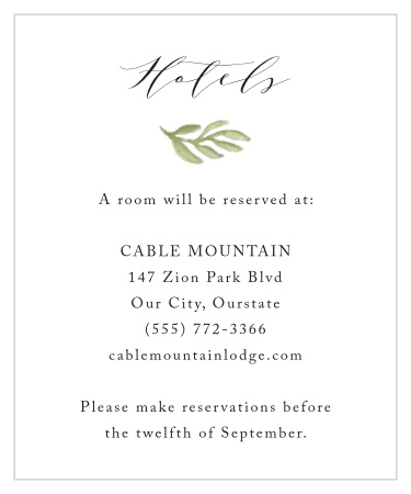 Make sure your guests have an amazing stay for your celebration with our Daisy Festival Accommodation Cards!