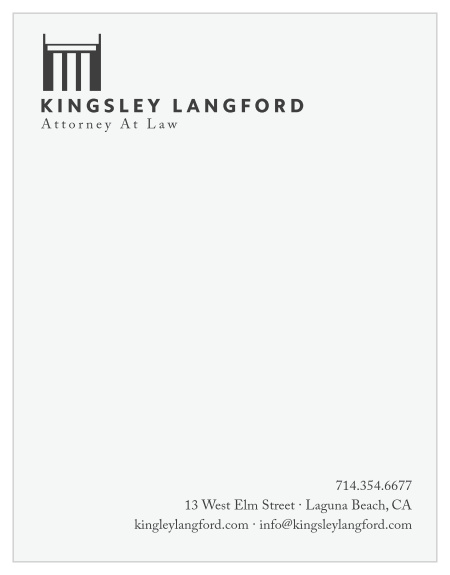 The contrasting corners of information and the classic graphic give this Legal Pillars Business Stationery a sophisticated and professional look.