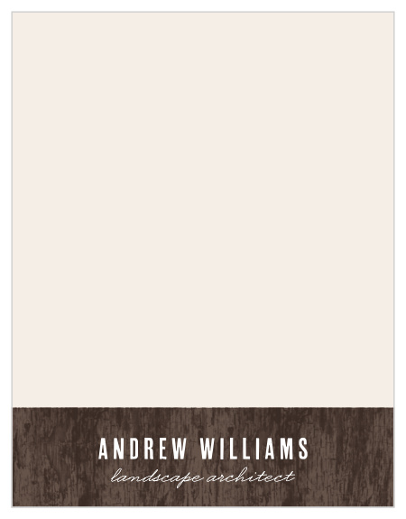 The perfect addition to your handwritten notes to clients is our Woodgrain Business Stationery. 