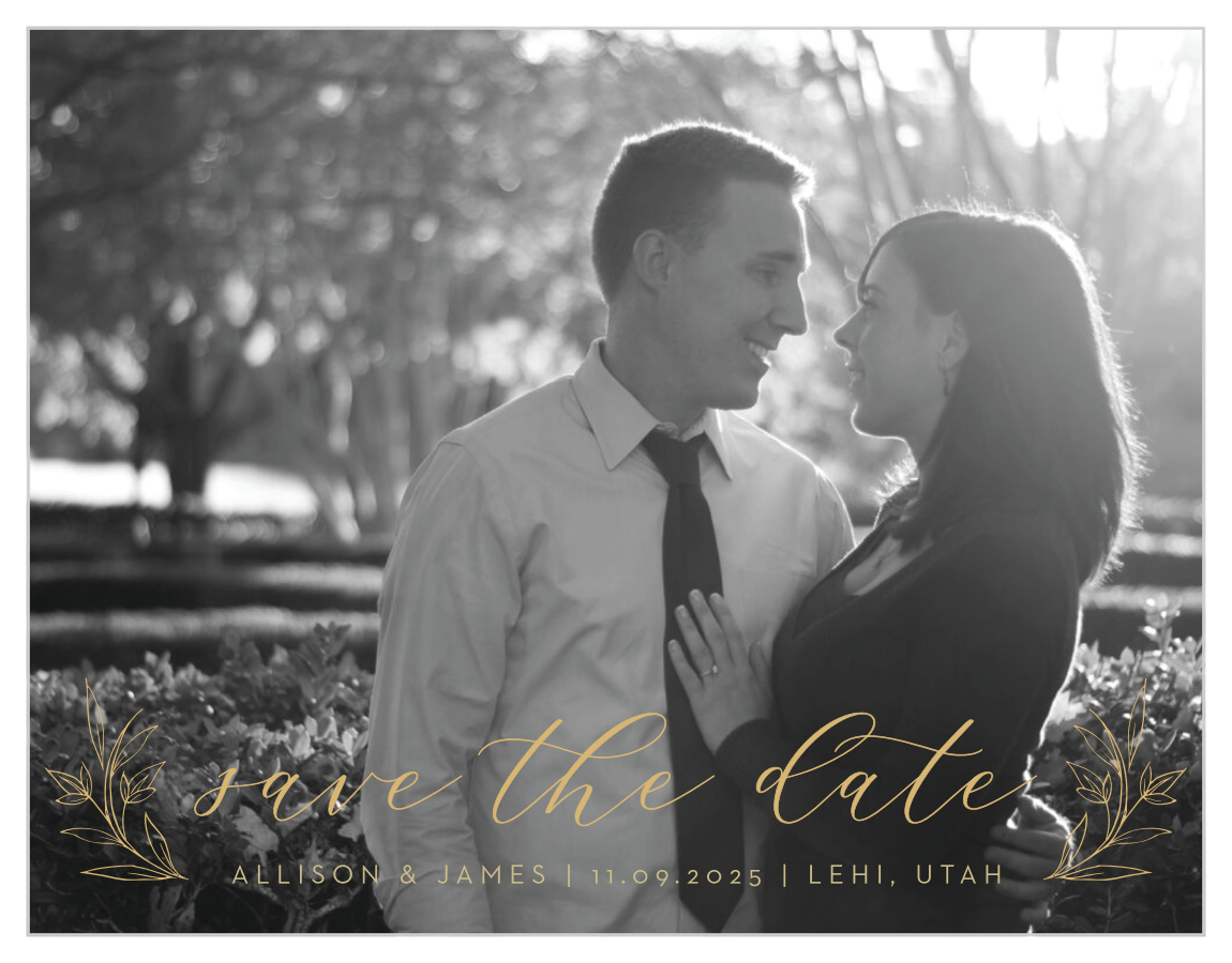 Redwood Forest Save the Date Cards