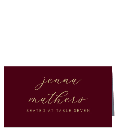 Our Redwood Forest Place Cards are dignified and beautiful.