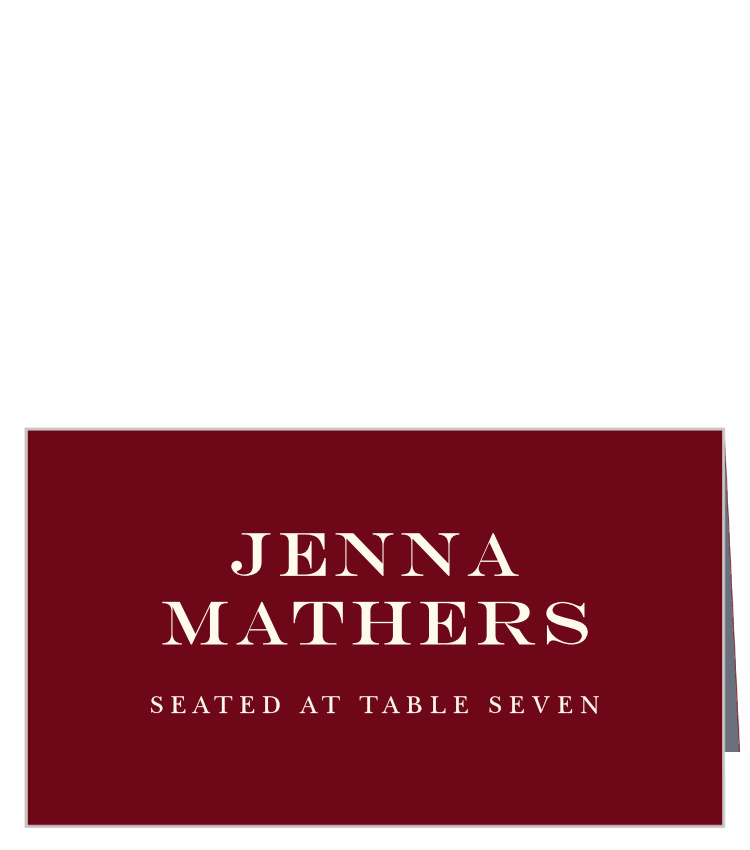 Leaves of Fall Place Cards