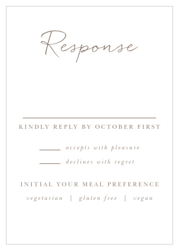 Watercolor Pines Response Cards
