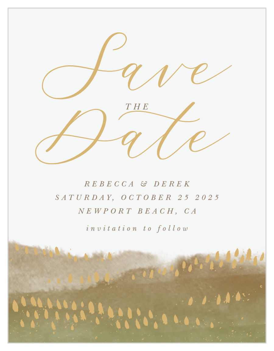 Moody Mountains Save the Date Cards