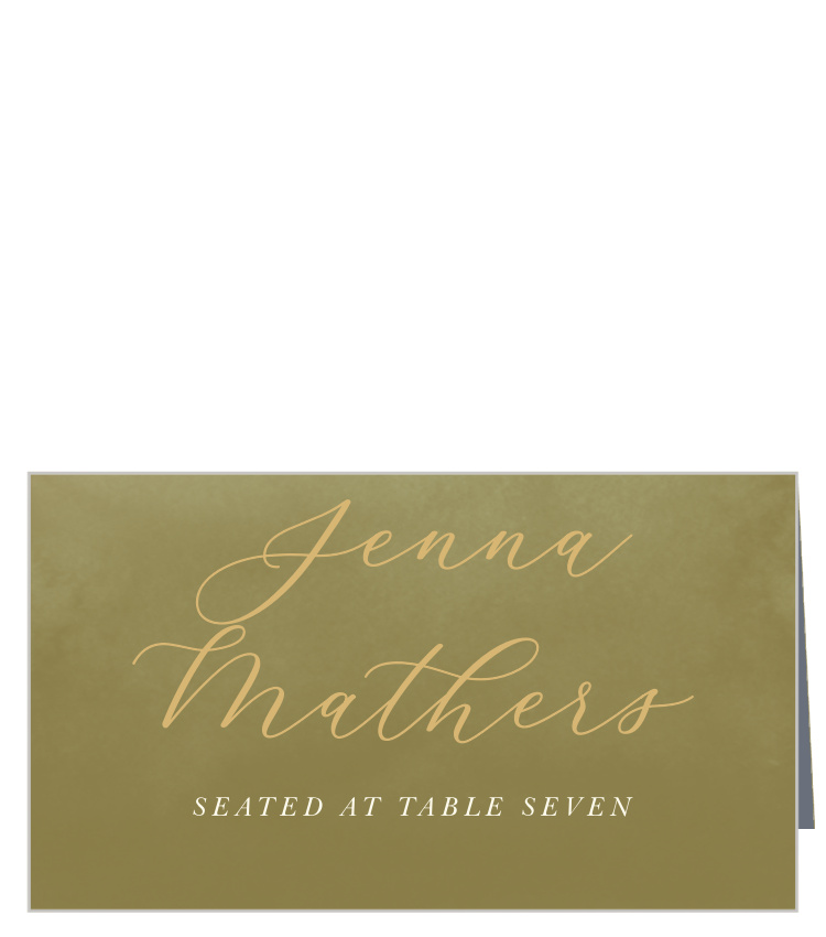 Moody Mountains Place Cards