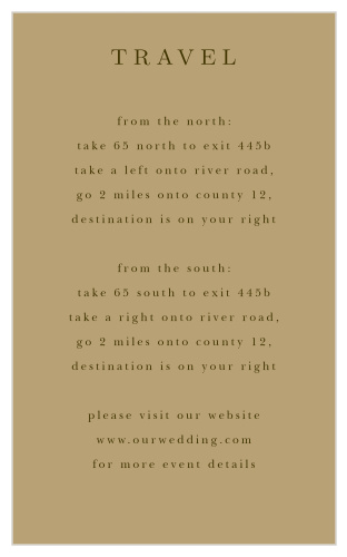 Our Mountain Wildflowers Direction Cards are the perfect way to ensure that your guests find their way to your wedding celebration without any problems