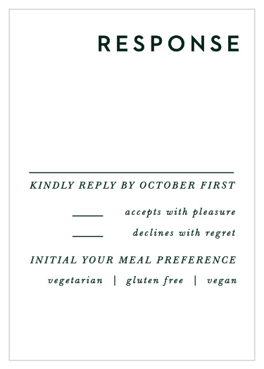Forest Watercolor Response Cards