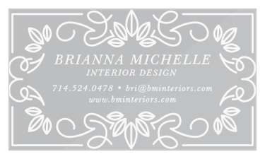 Give your potential clients a small taste of your own skill with the beautiful style of our Ornate Frame Clear Business Cards. Your own name and occupation stand bold and bright at the top of the card, written in the same easy to read typography as your contact details below. With a delicate frame to encircle the entirety of your text, you can be sure that every first impression is absolutely unforgettable.