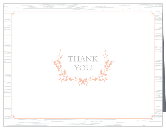Show your gratitude in the most personal way with this fully customizable Thank You card.