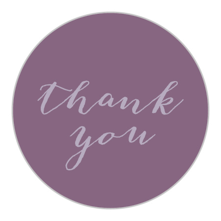 Hydrangea Blossoms Wedding Stickers