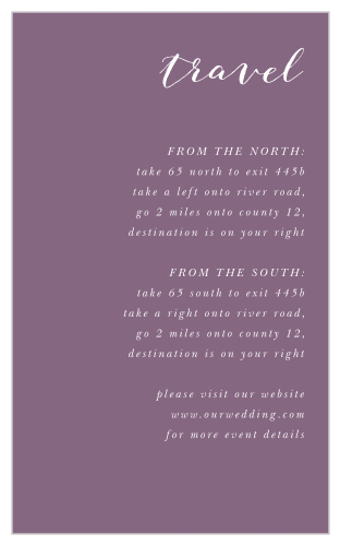 Help guide your guests to your amazing wedding venue using our Hydrangea Blossoms Direction Cards!