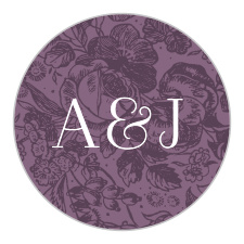 Our Marsala Blooms Wedding Sticker is a perfect way to add a memorable touch to your wedding invitations.
