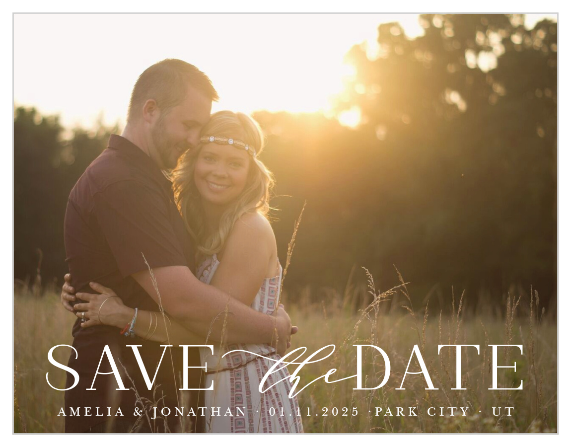 Marsala Blooms Save the Date Cards