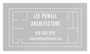 Perfectly represent you and your architecture business with our Blue Print Clear Business Cards.