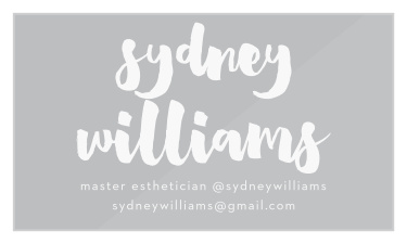 Represent your skillset and expertise with our professional Scripty Signature Clear Business Cards.