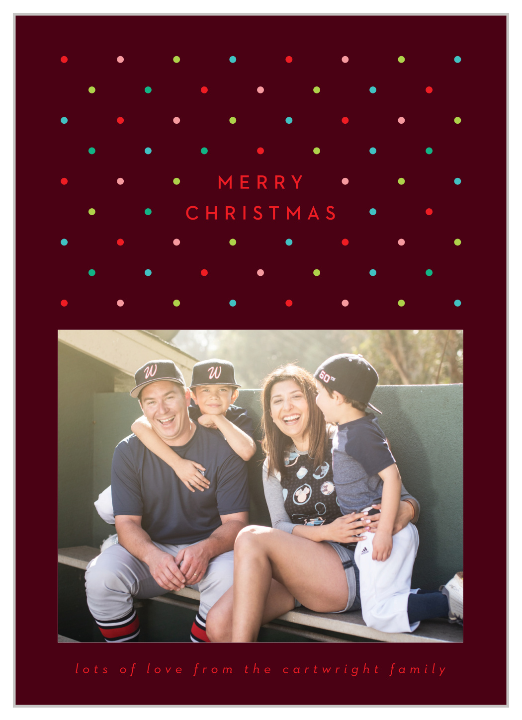 Xmas Dots Christmas Cards