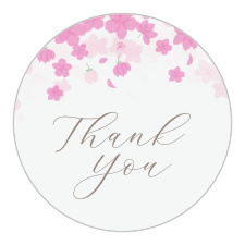Our Cherry Blossoms Wedding Stickers are the perfect little keepsake for your wedding guests!