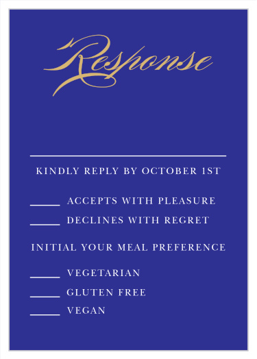 Easily get all of your party guests information with our Big Day Bat Mitzvah Response Cards!