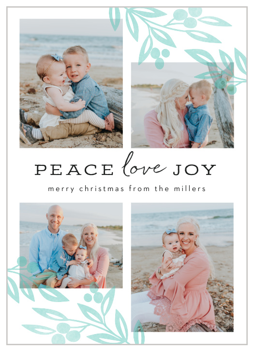 Our Winter Nature Holiday Cards is a perfect mix of festive and elegant!