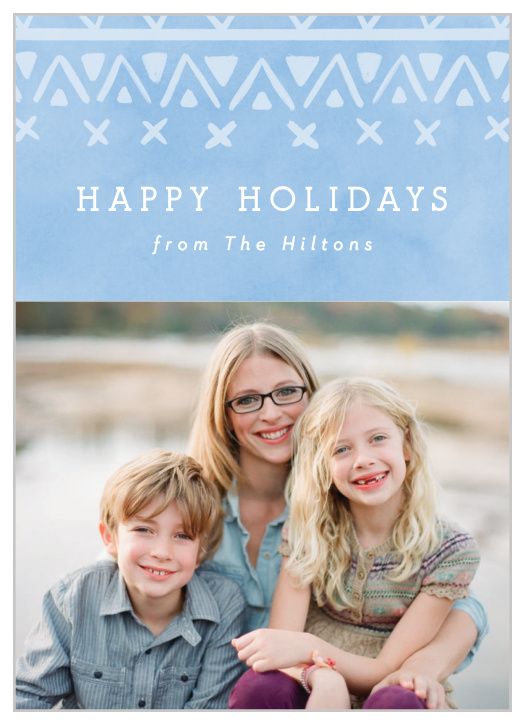 Show your fun and trendy side with Sweater Weather Holiday Cards.