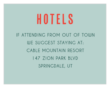 If you have a lot of out-of-town guests coming to town for your child's bar mitzvah, help them find a place to stay with our Record Player Bar Mitzvah Lodging Cards!