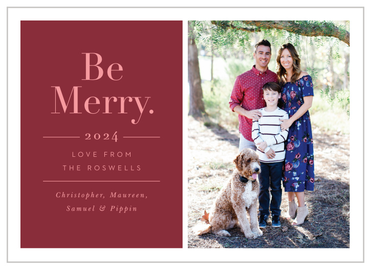 Show your fun and trendy side with Merry Letters.