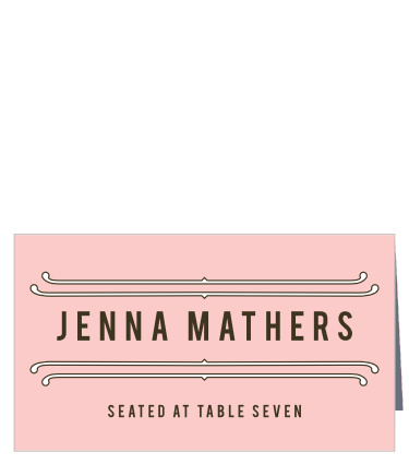 Make your wedding day a little easier with the Vintage Union Place Cards