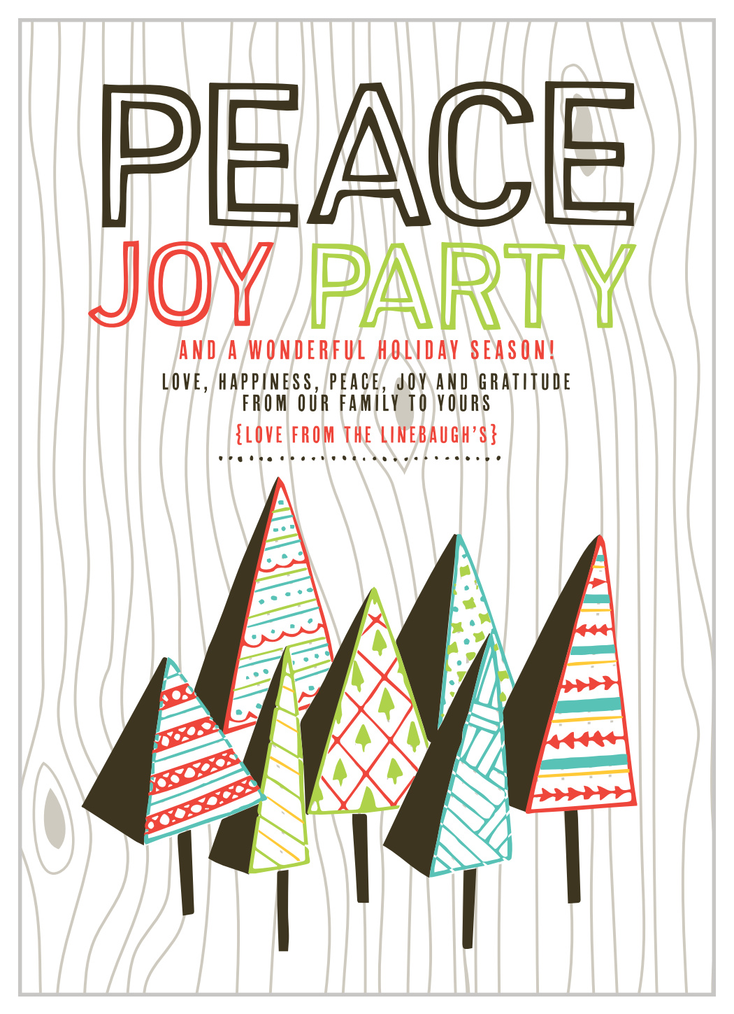 Peace & Joy Holiday Cards