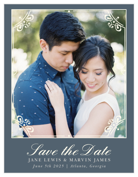 Your guests will be sure to mark their calendars for your big day with our One Fine Day Save-the-Date Cards.