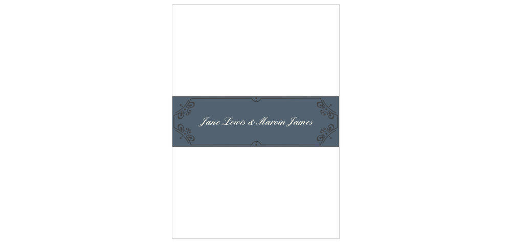 One Fine Day Wedding Belly Bands
