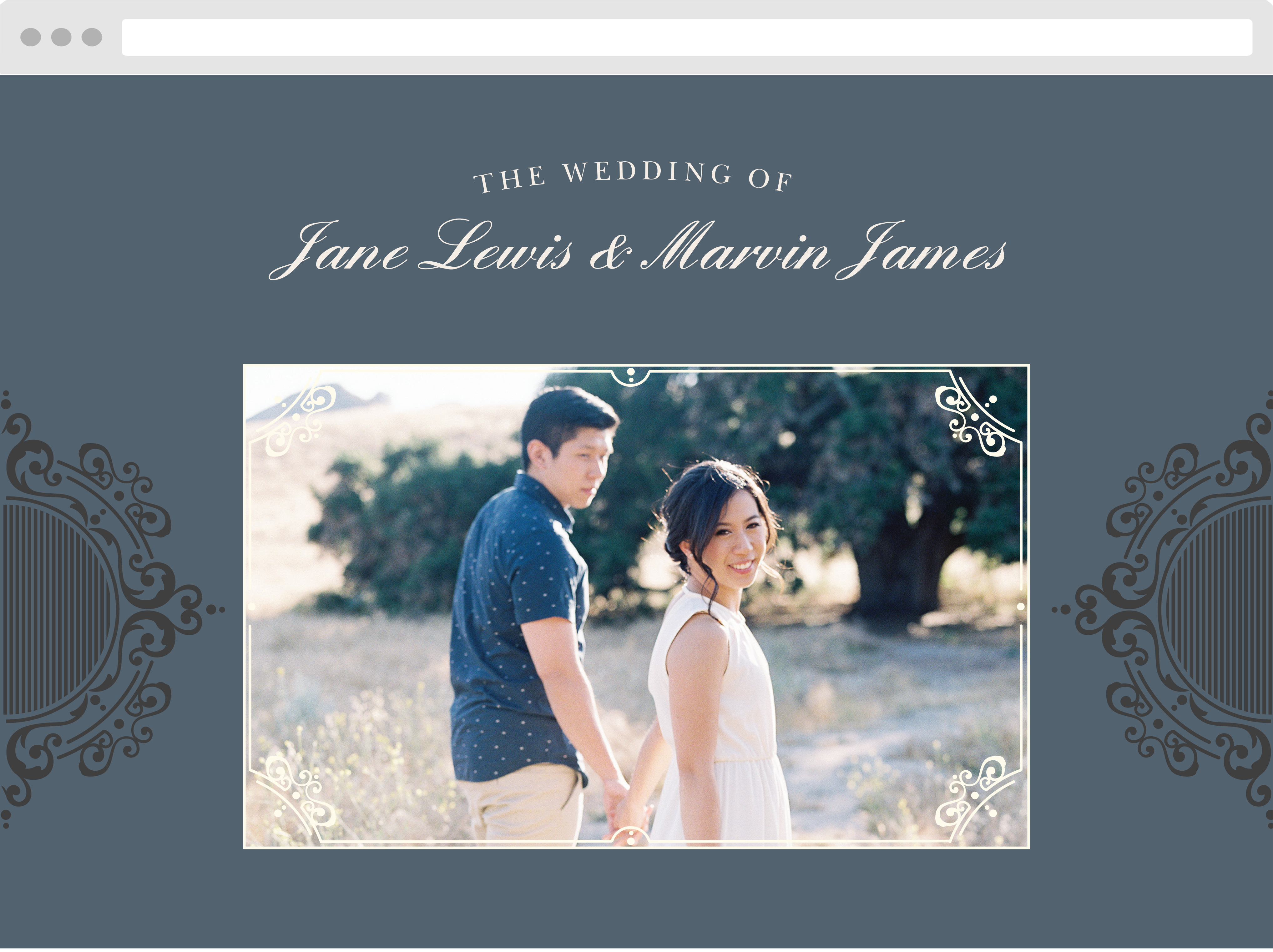 One Fine Day Wedding Website
