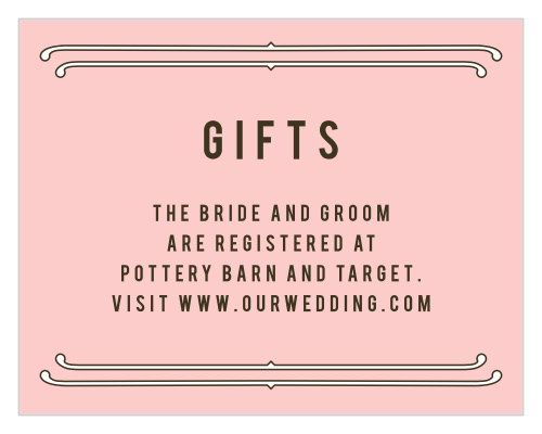 Help your guests help you with our Vintage Union Registry Cards!